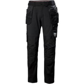 Helly Hansen Oxford arbetsbyxor med 4-vägs stretch, svart, st D104