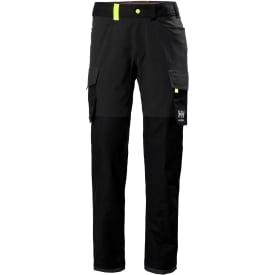 Helly Hansen Oxford servicebyxa med 4-vägs stretch, svart/mörkgrå, st D116