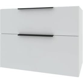 Korsbakken BIG underskap, med 2 skuffer, soft-close, 99x45,5 cm, hvit matt