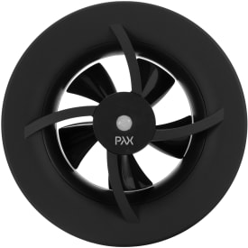 Pax Brisa baderomsvifte, fuktstyring, timer, Ă˜100 mm, sort