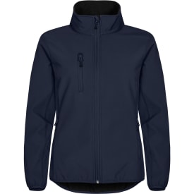 Clique Classic softshelljakke dame, mørk marineblå, str. 3XL