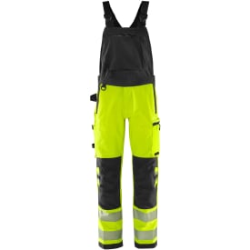 Fristads Green overalls 1031 GSTP full stretch, Hi-vis Gul/Sort, C60