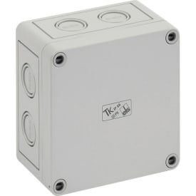 Boks TK PS 1111-7-M, 110 x 110 x 66 mm, grå