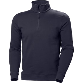 Helly Hansen Manchester sweatshirt half zip, Navy, 4XL