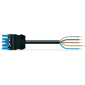 Tilslutningskabel Cca Hun/fri 5-polet 6M 5G1,5mm² blå, kodn. I