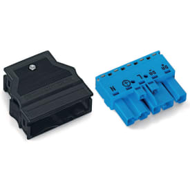 Winsta Hanstik 5P blå (Dali) med trækaflastningskappe