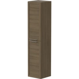 Korsbakken Rustic høyskap med 1 dør, soft-close, 35,2x35,2 cm, mørk grå eik