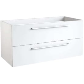 Korsbakken Rowan servantskap, med 2 skuffer, soft-close, 99x44,5 cm, hvit matt