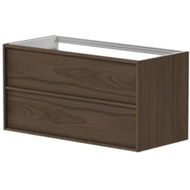 Korsbakken Home underskap, med 2 skuffer, soft-close, 99x45,7 cm, mørk eik