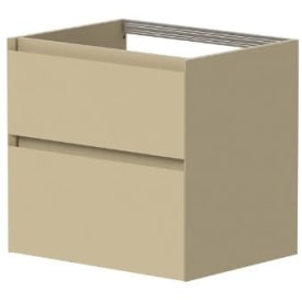 Korsbakken Loft underskap, med 2 skuffer, soft-close, 59x46 cm, linen