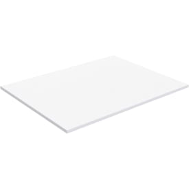 Korsbakken Corian benkeplate, 61x46,5 cm, hvit matt