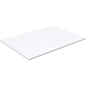 Korsbakken benkeplate HPL , 60x46 cm, hvit matt