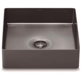 Detroit toppmontert servant, 40x40 cm, børstet grafitt