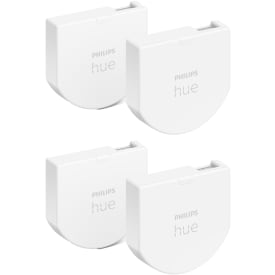Philips Hue Wall Switch til indbygning, 4-pak
