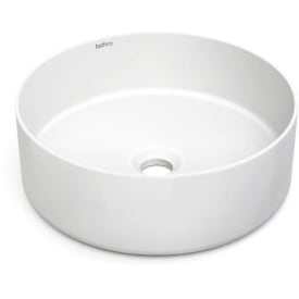 Bathco Dinan rund toppmontert servant, 38x38 cm, hvit matt