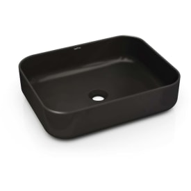 Bathco Dinan toppmontert servant, 50x39 cm, sort matt
