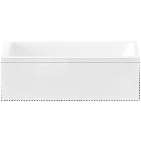 Nordhem Saltholmen frontpanel til Saltholmen badekar, 160 cm, hvit