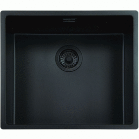 Lavabo New York kjøkkenvask, 54x44 cm, sort