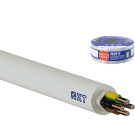 100 meter Kabel NOIKLX 90 Dca 4G1,5 lysegrå, R100