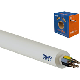 25 meter Kabel NOIKLX 90 Dca 5G2,5 lysegrå, Qable Box 25