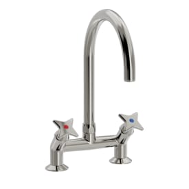 Toni Krydsgreb køkkenarmatur, nikkel