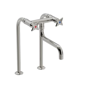 Kryssgreps kjøkkenarmatur på pidestall med svingbar tut på 200 mm