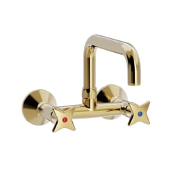 Toni Krydsgreb håndvaskarmatur, messing