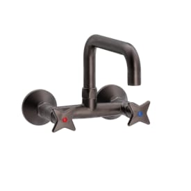 Toni Krydsgreb håndvaskarmatur, bruneret messing