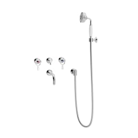 SP innebygd blandebatteri med badekartut og hånddusjsett