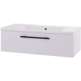 Linn Bad Ingrid servantskap, 1 skuff, 100x45,3x28,5 cm, hvit matt