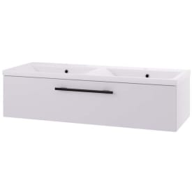Linn Bad Ingrid servantskap, 1 skuff, høyre, 120x45,3x28,5 cm, hvit matt