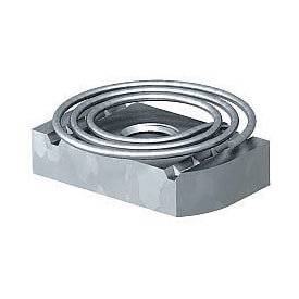 50 stk Glidemøtrik med fjeder ZL MS41SNF M10 F