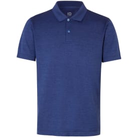 ID Active polo T-shirt, Navy melange, S