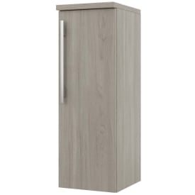 Linn Bad Ingrid Smal Sideskap, 1 dør, 30x35,3x87,8 cm, vendbar, lys eik
