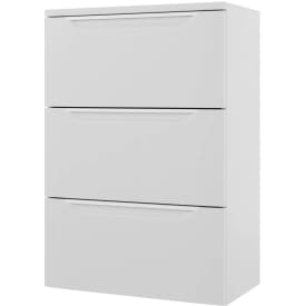 Linn Bad Mari Smal Sideskap, 3 skuffer, 60x35,3x87,8 cm, hvit matt