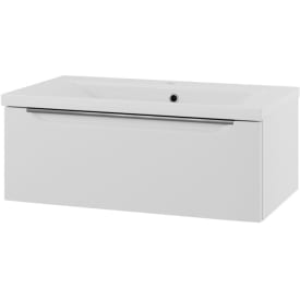 Linn Bad Mari servantskap, 1 skuff, 80x45,6x28,5 cm, senter, hvit matt