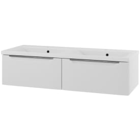 Linn Bad Mari servantskap, 2 skuffer, 120x45,6x28,5 cm, dobbel, hvit matt