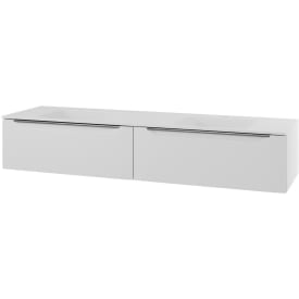 Linn Bad Mari servantskap, 2 skuffer, 160x45,6x28,5 cm, dobbel, hvit matt