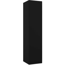 Linn Bad Mari Høyskap, innredning 3, 40x45,6x174 cm, venstre, sort matt