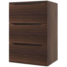 Linn Bad Mari Sideskap, 3 skuffer, 60x45,6x87,8 cm, valnøtt