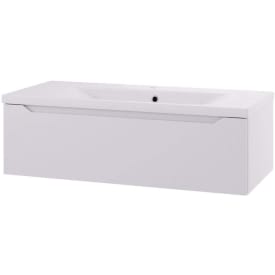 Linn Bad Emma servantskap, 1 Skuff, 100x45,7x28,5 cm, hvit matt