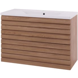 Linn Bad Selma servantskap, 2 Skuffer, 100x45,7x66,8 cm, eikestav