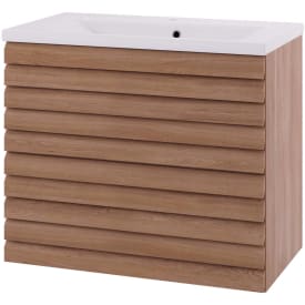 Linn Bad Selma servantskap, 2 Skuffer, 80x45,7x66,8 cm, eikestav