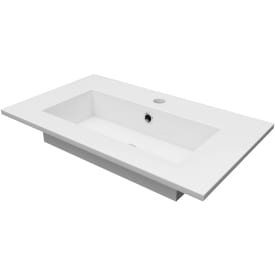 Linn Bad Freya servant, 61x36,5 cm, hvit