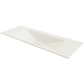 Linn Bad Vale servant, 120x46 cm, matt hvit