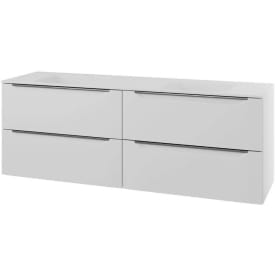 Linn Bad Mari servantskap, 4 skuffer, 160x45,6x57 cm, dobbel, hvit matt