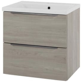 Linn Bad Mari servantskap, 2 skuffer, 60x45,6x57 cm, senter, lys eik