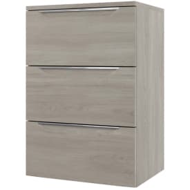 Linn Bad Mari Sideskap, 3 skuffer, 60x45,6x87,8 cm, lys eik
