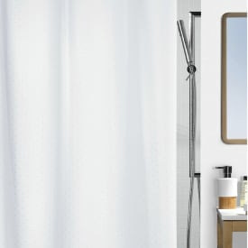 Spirella Ricco duschdraperi, 180x200 cm, vit