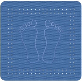 Kleine Wolke skridsikker måtte, 55x55 cm, blå